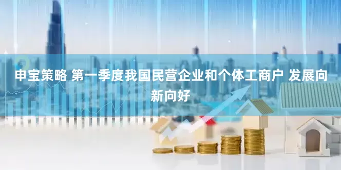 申宝策略 第一季度我国民营企业和个体工商户 发展向新向好
